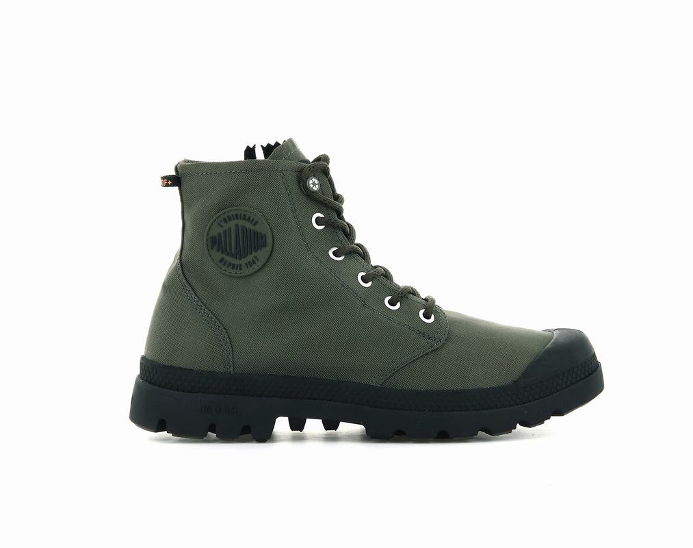 Botas Palladium Pampa Recycle Lite+ Wp+z Waterproof Hombre - Verde Oliva ||PRJY-48137||